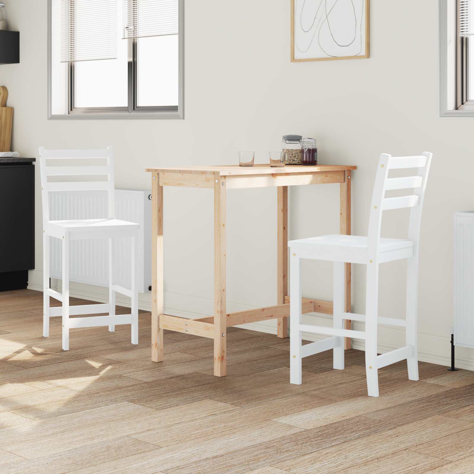 Chaises de salle à manger 2 pcs Blanc 40 x 47,5 x 99,5 cm - XIOS