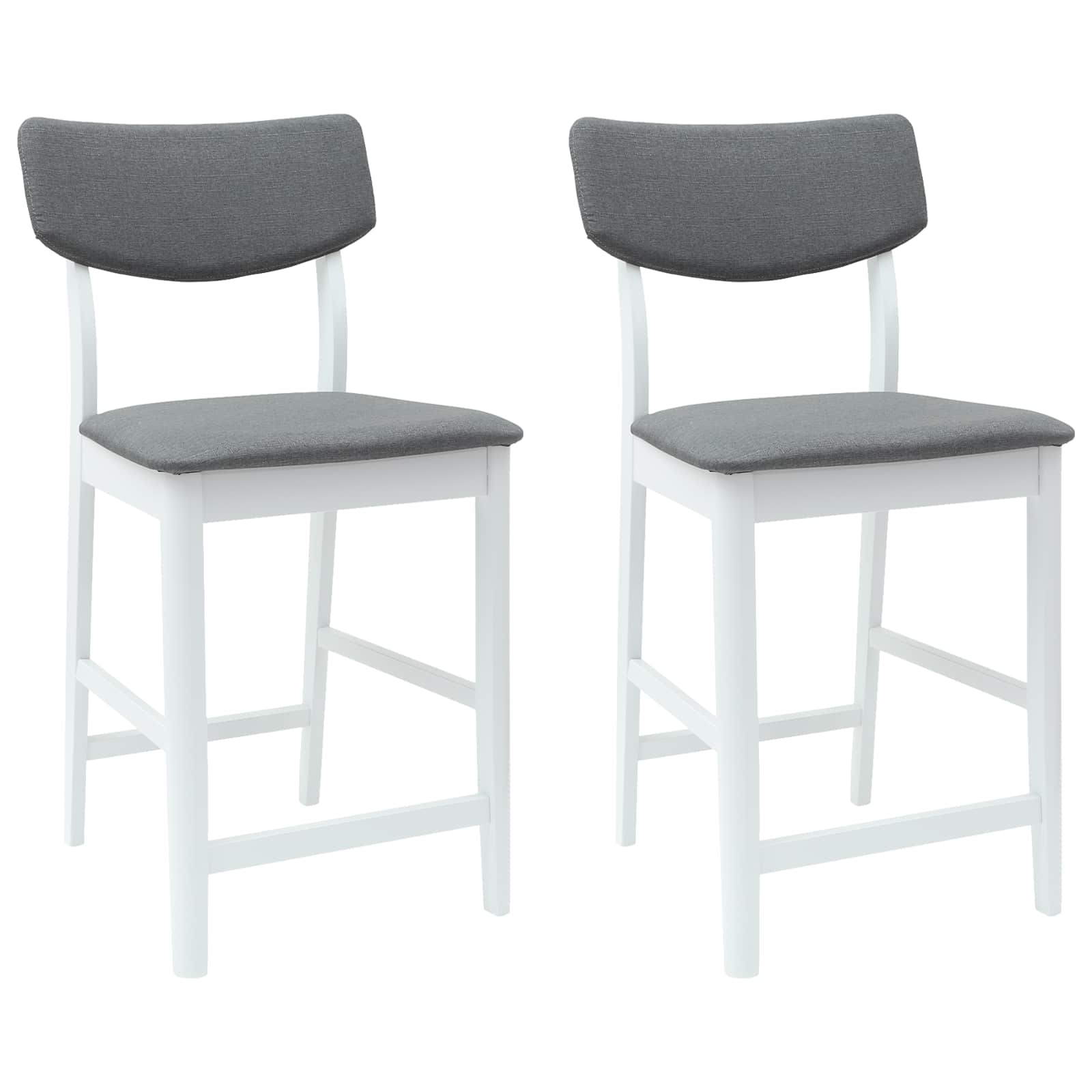 Chaises de salle à manger 2 pcs Blanc 48 x 49 x 95 cm - XIOS