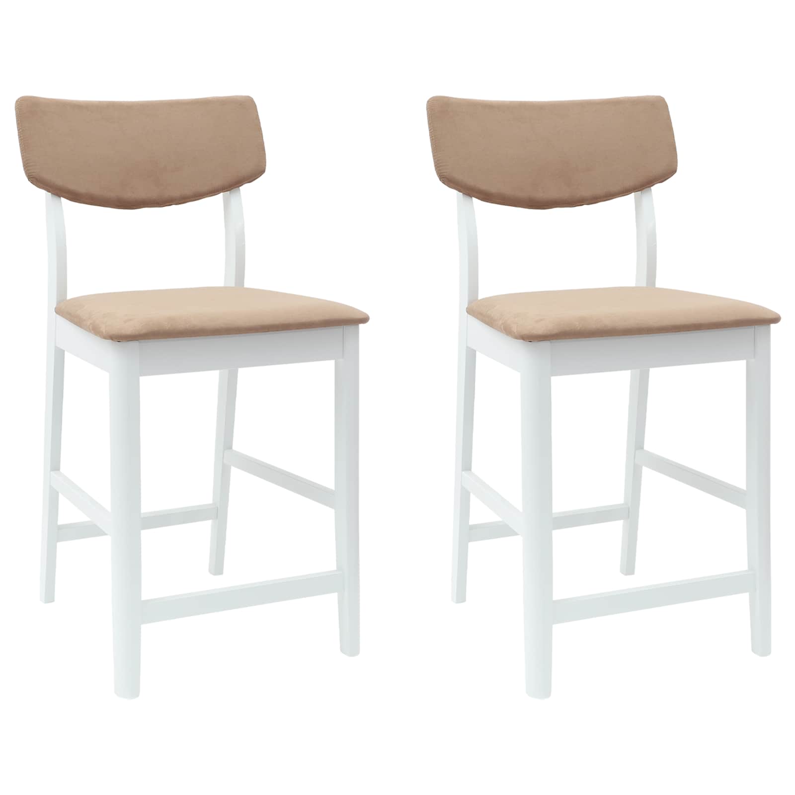 Chaises de salle à manger 2 pcs Blanc 48 x 49 x 95 cm - XIOS