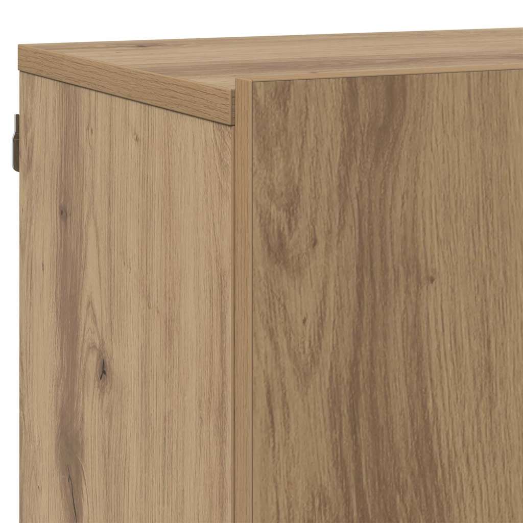 Unites TV 6 pc chêne artisanal Bois d'ingénierie