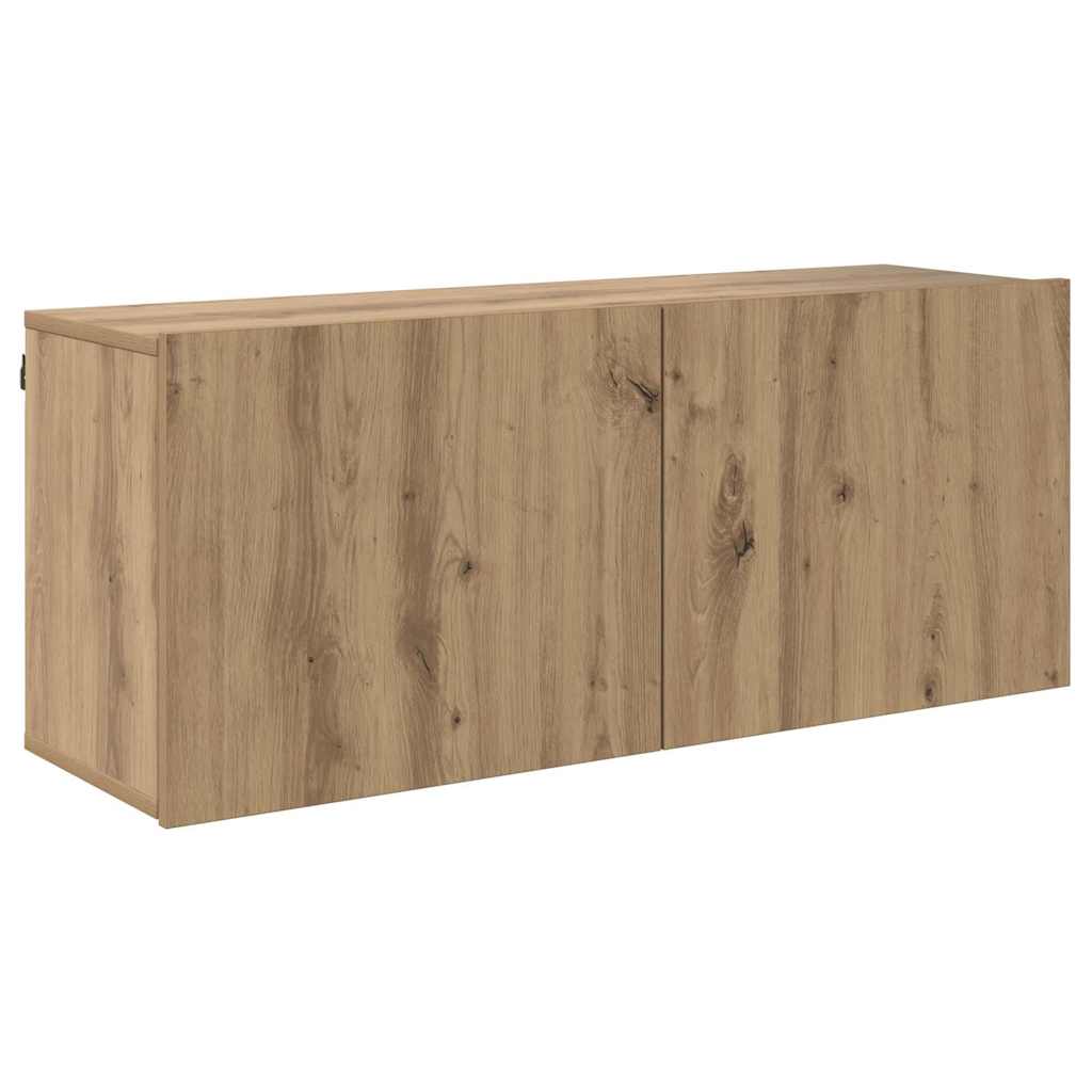 Unites TV 6 pc chêne artisanal Bois d'ingénierie