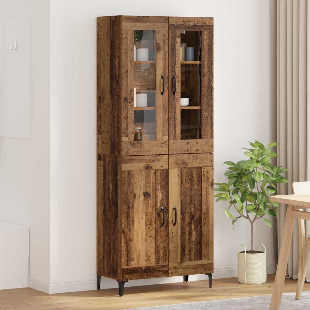 Haut Armoire Bois Ancien 69,5 x 34 x 180 cm Bois d'ingénierie - XIOS