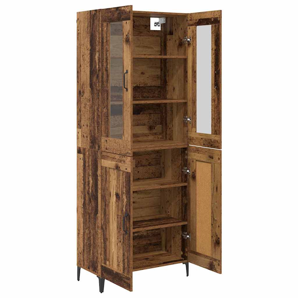 Haut Armoire Bois Ancien 69,5 x 34 x 180 cm Bois d'ingénierie - XIOS