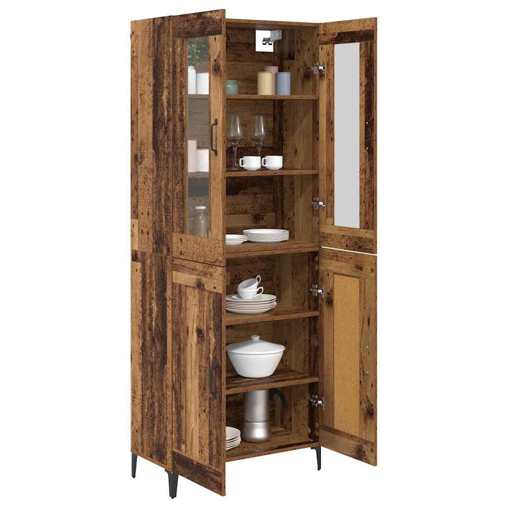 Haut Armoire Bois Ancien 69,5 x 34 x 180 cm Bois d'ingénierie - XIOS