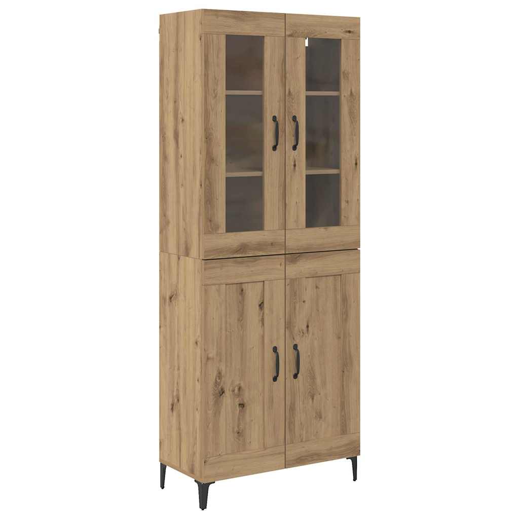 Haut Armoire Chêne artisanal 69,5 x 34 x 180 cm - XIOS