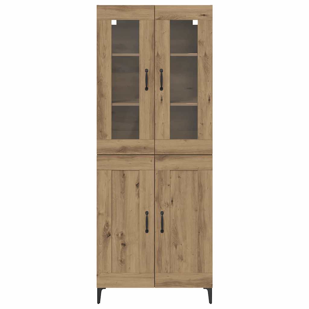 Haut Armoire Chêne artisanal 69,5 x 34 x 180 cm - XIOS