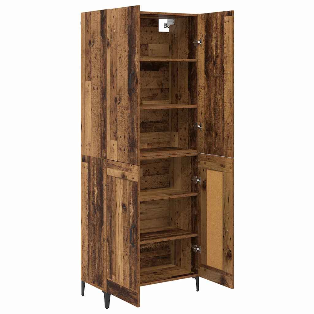 Haut Armoire Bois Ancien 69,5 x 34 x 180 cm Bois d'ingénierie - XIOS