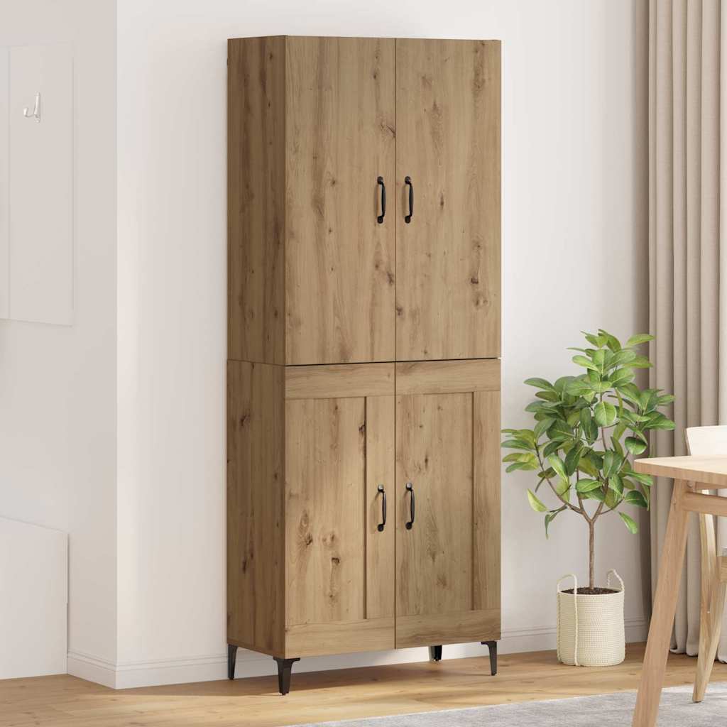 Haut Armoire Chêne artisanal 69,5 x 34 x 180 cm - XIOS