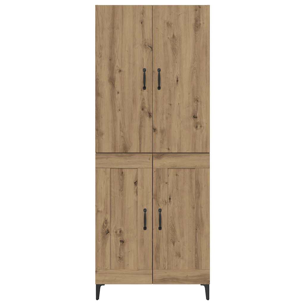 Haut Armoire Chêne artisanal 69,5 x 34 x 180 cm - XIOS