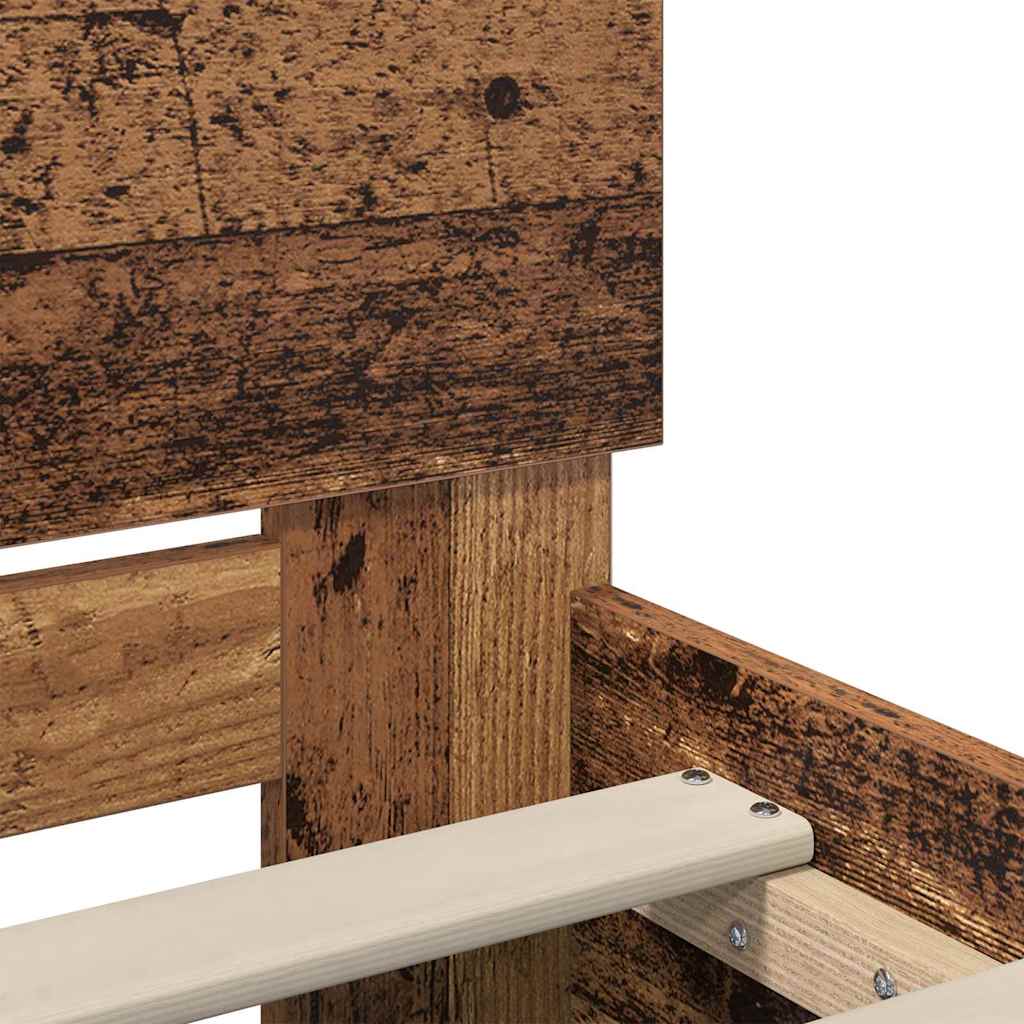 Cadre de lit Bois Ancien 120 x 190 cm Bois d'ingénierie - XIOS