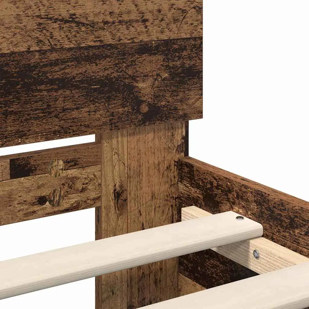 Cadre de lit Bois Ancien 180 x 200 cm Bois d’ingénierie - XIOS