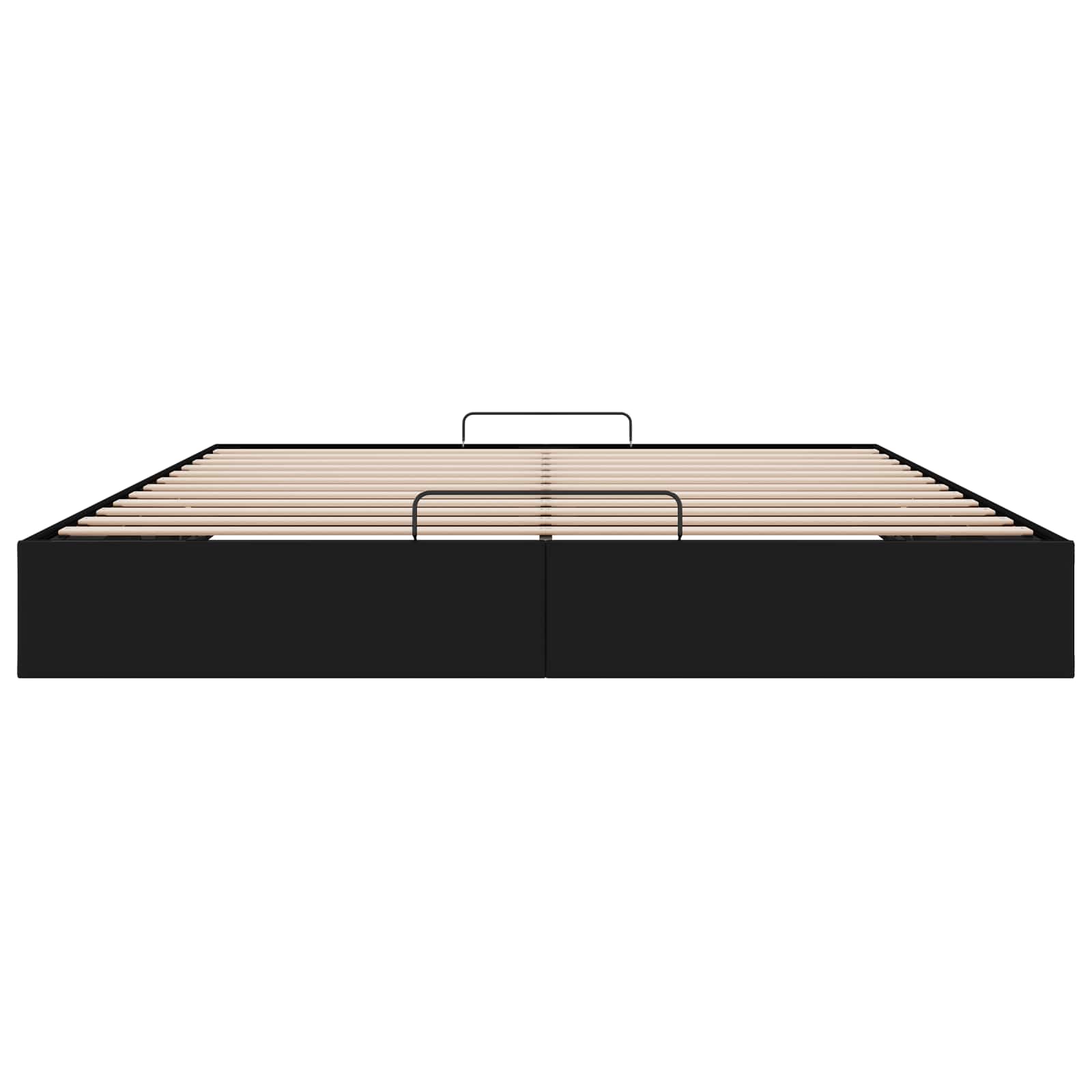 Cadre de lit ottoman Noir King size Simili cuir - XIOS