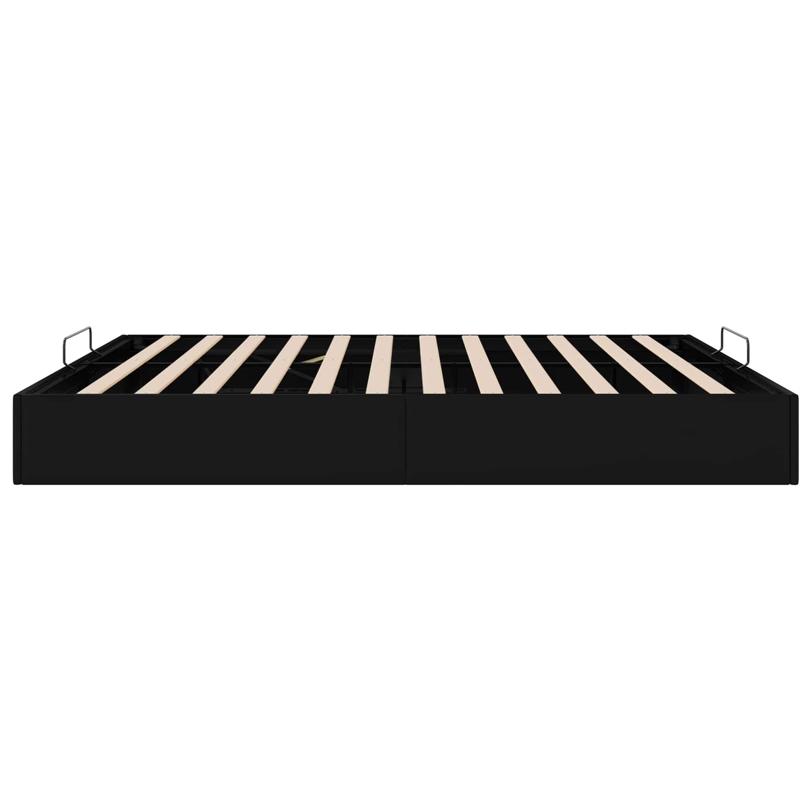 Cadre de lit ottoman Noir King size Simili cuir - XIOS