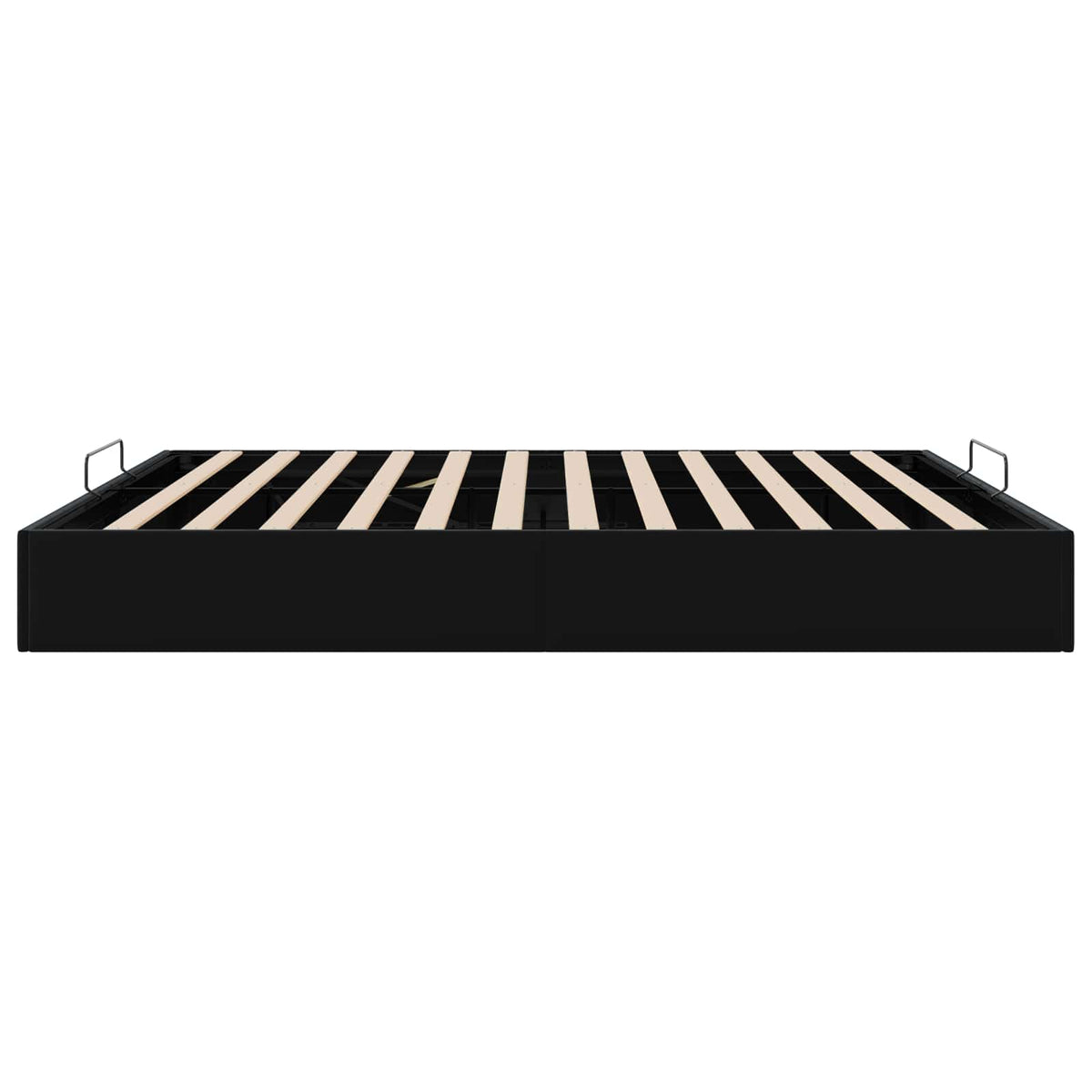 Cadre de lit ottoman Noir King size Velours