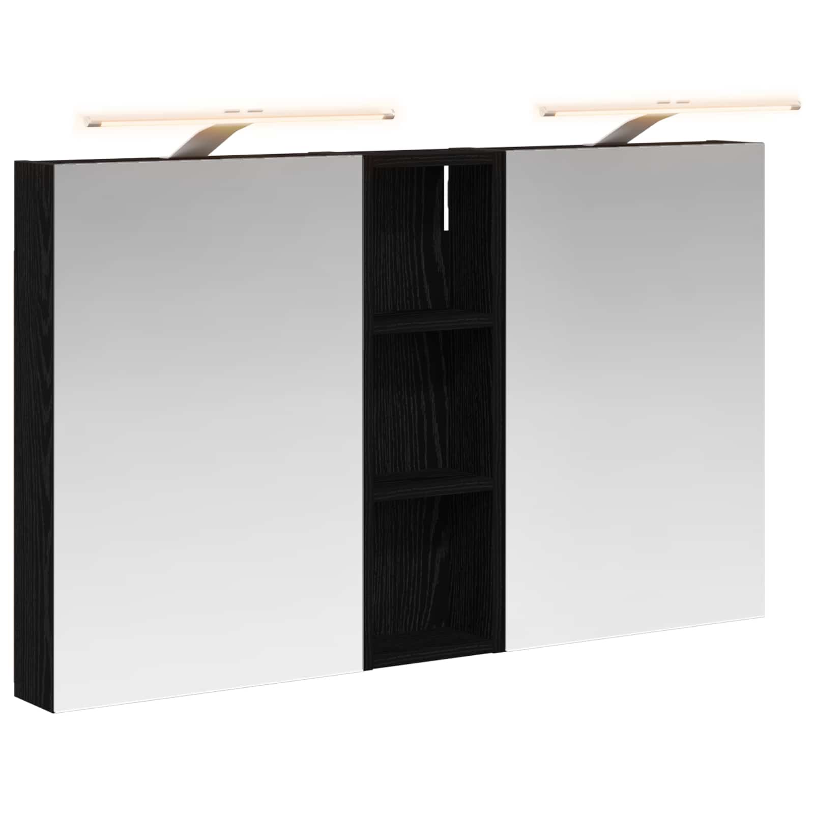 Ensemble de Meubles de Salle de Bain 3 pc 100 x 10,5 x 60,5 cm