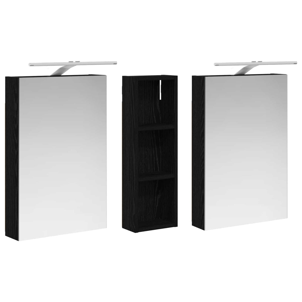 Ensemble de Meubles de Salle de Bain 3 pc 100 x 10,5 x 60,5 cm