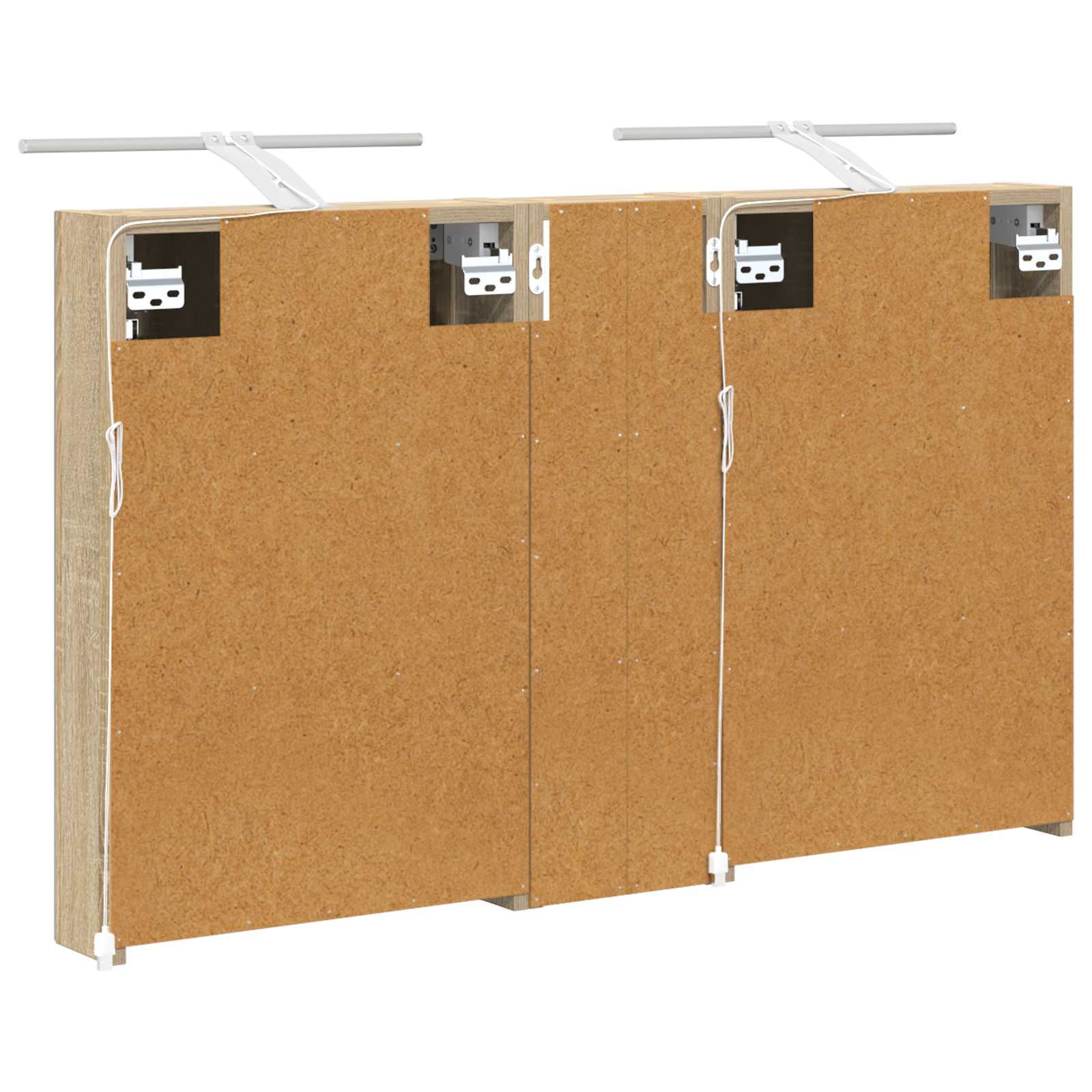 Ensemble de Meubles de Salle de Bain 3 pc 100 x 10,5 x 60,5 cm