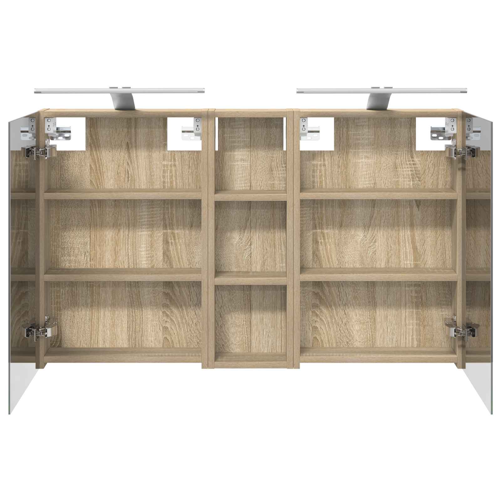 Ensemble de Meubles de Salle de Bain 3 pc 100 x 10,5 x 60,5 cm