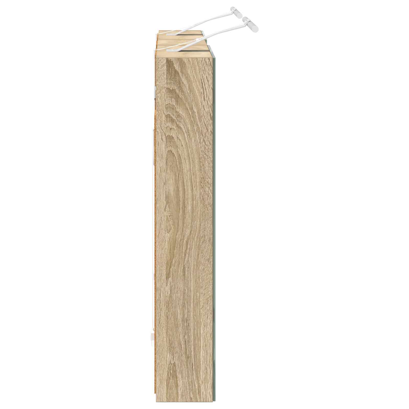 Ensemble de Meubles de Salle de Bain 3 pc 100 x 10,5 x 60,5 cm