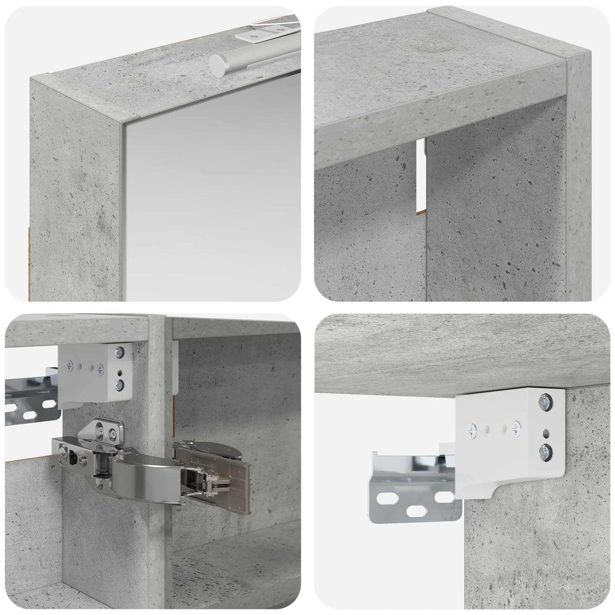 Ensemble de Meubles de Salle de Bain 3 pc 100 x 10,5 x 60,5 cm