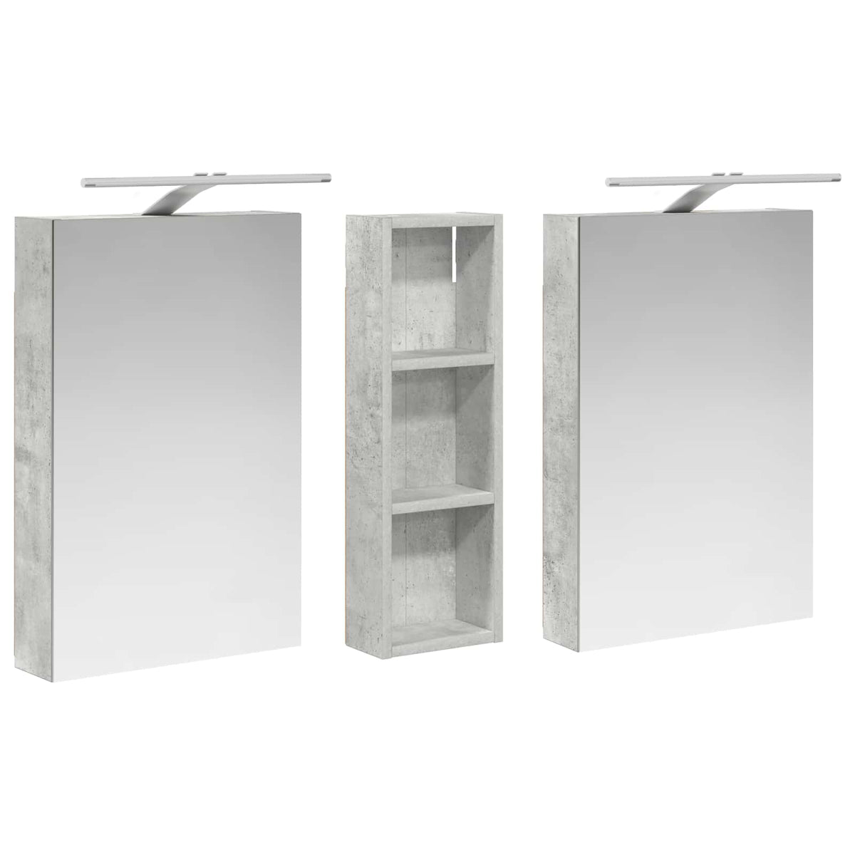 Ensemble de Meubles de Salle de Bain 3 pc 100 x 10,5 x 60,5 cm