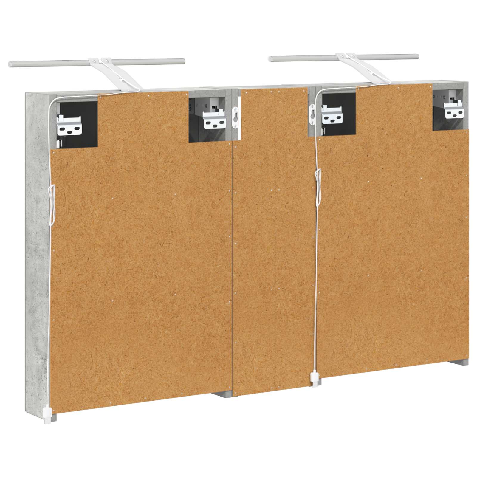 Ensemble de Meubles de Salle de Bain 3 pc 100 x 10,5 x 60,5 cm