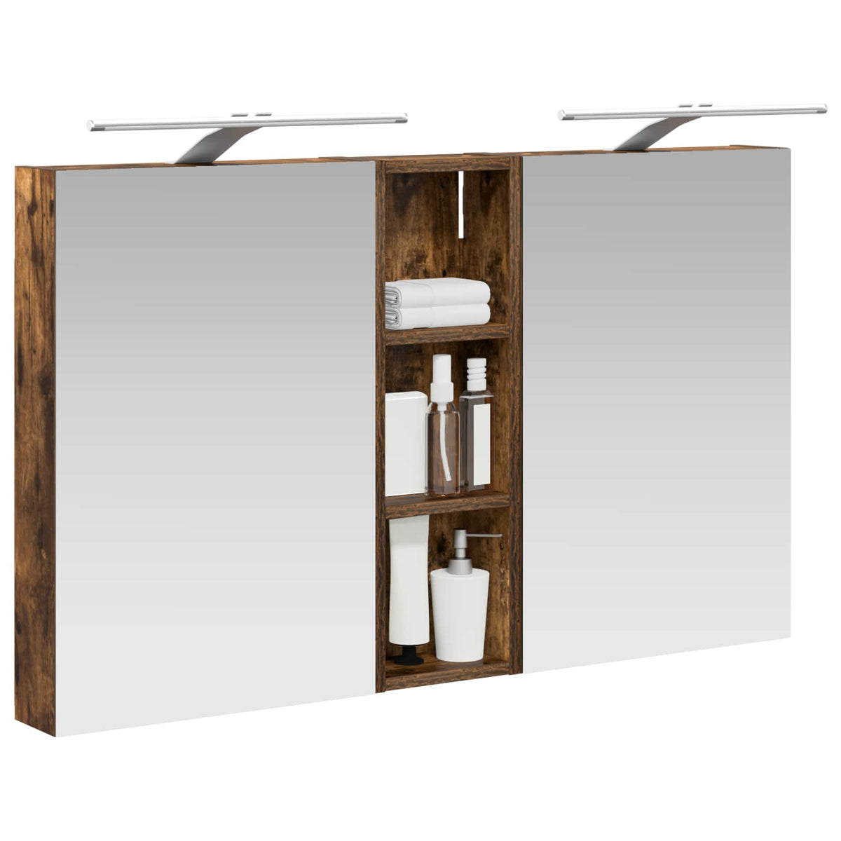 Ensemble de Meubles de Salle de Bain 3 pc 100 x 10,5 x 60,5 cm
