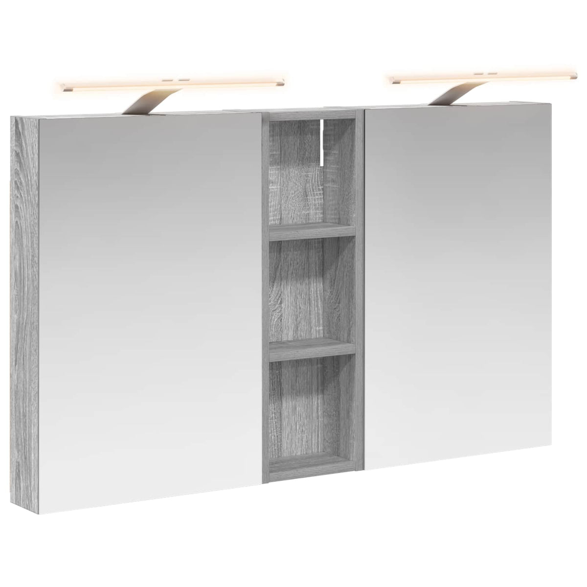 Ensemble de Meubles de Salle de Bain 3 pc 100 x 10,5 x 60,5 cm
