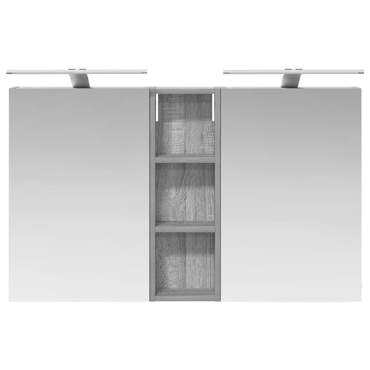 Ensemble de Meubles de Salle de Bain 3 pc 100 x 10,5 x 60,5 cm