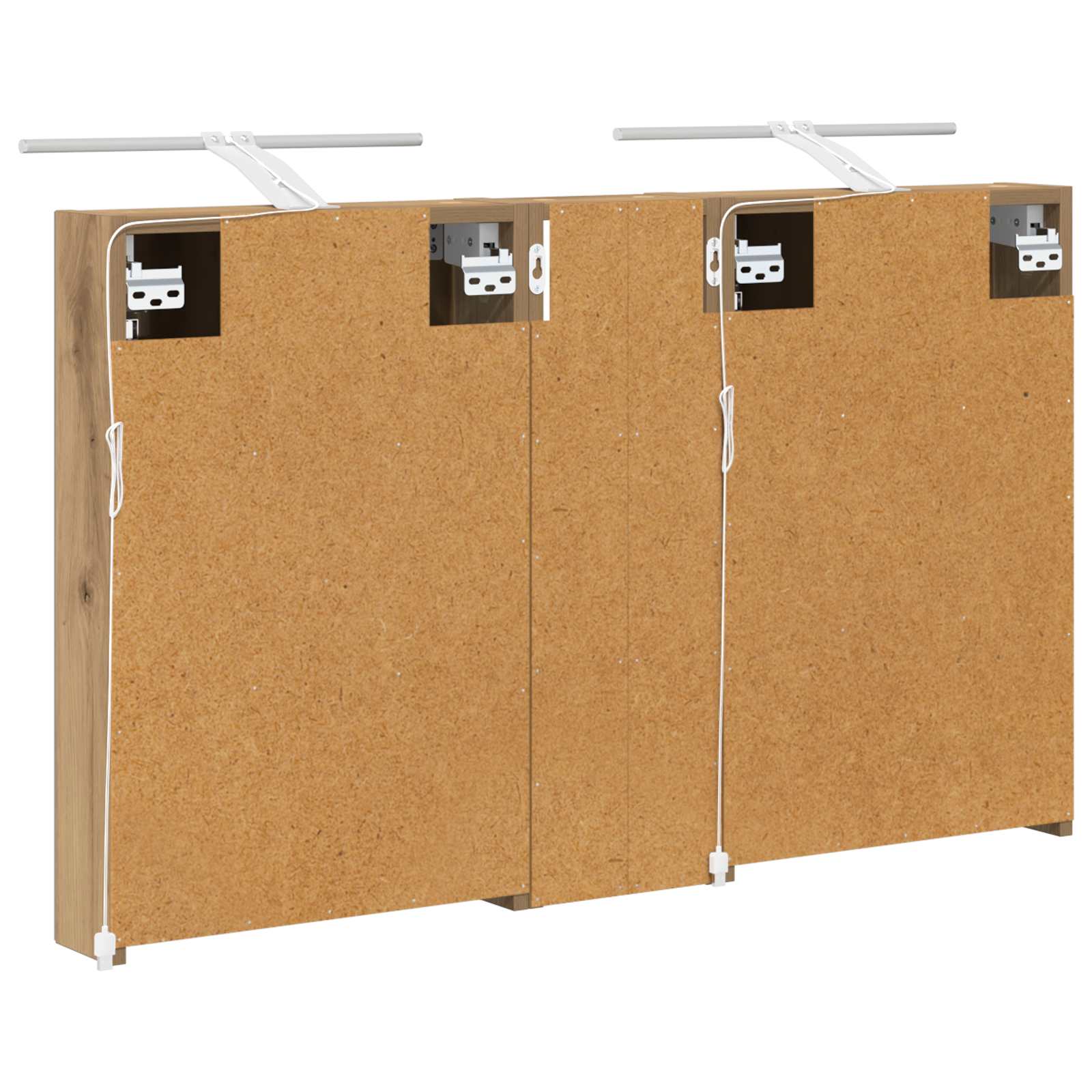 Ensemble de Meubles de Salle de Bain 3 pc 100 x 10,5 x 60,5 cm