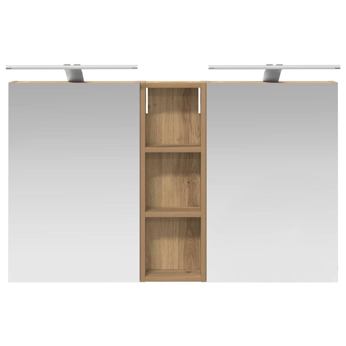 Ensemble de Meubles de Salle de Bain 3 pc 100 x 10,5 x 60,5 cm