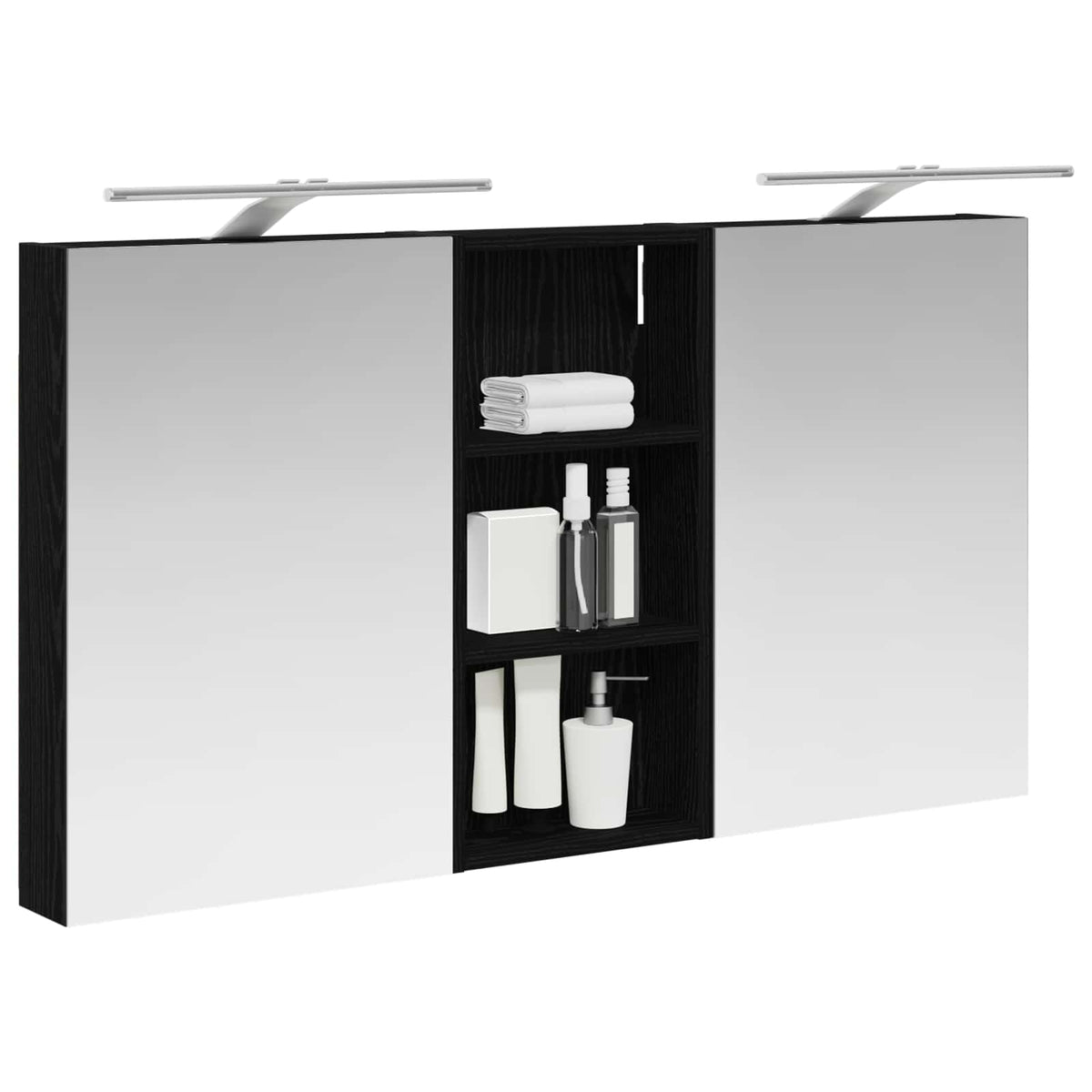 Ensemble de Meubles de Salle de Bain 3 pc 110 x 10,5 x 60,5 cm