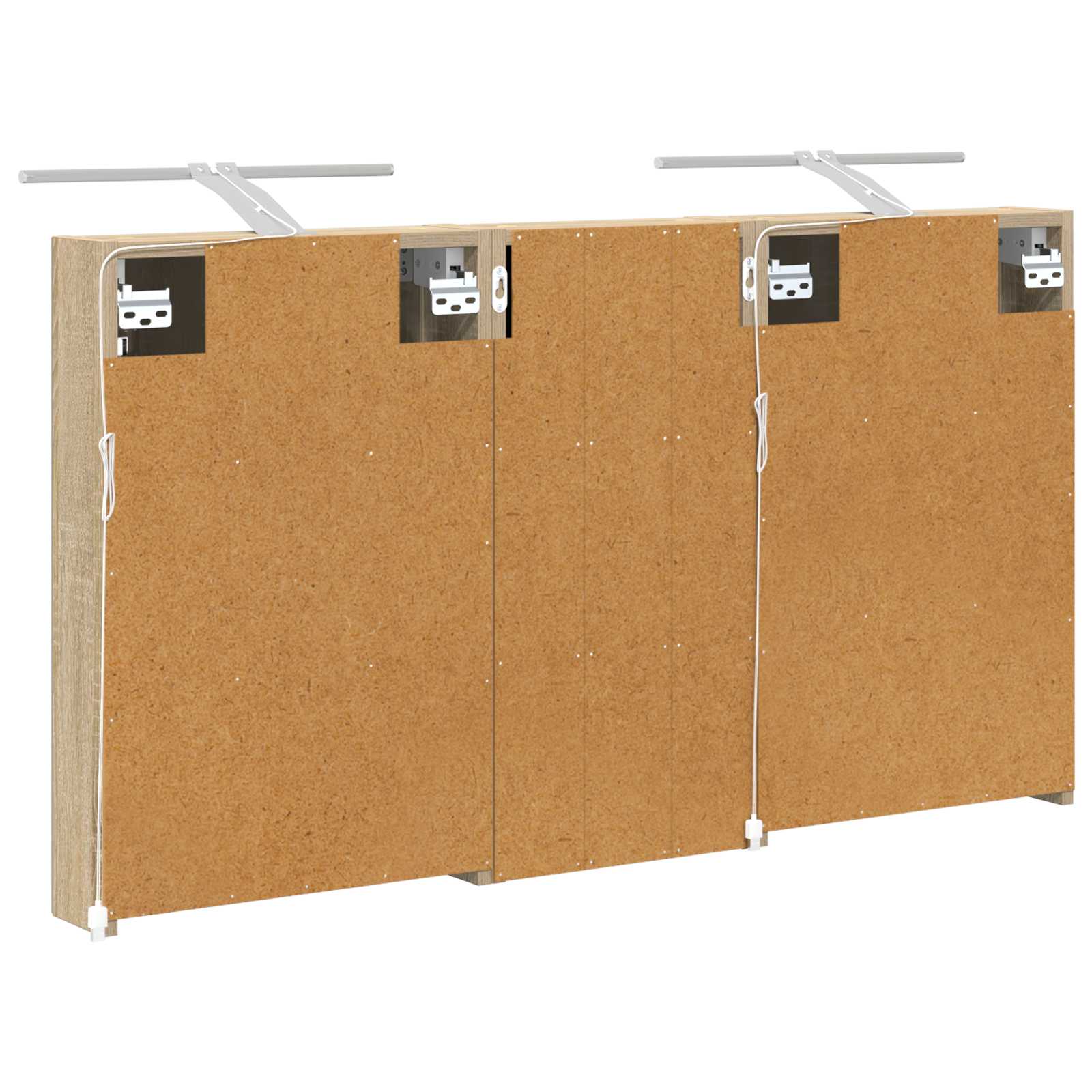 Ensemble de Meubles de Salle de Bain 3 pc 110 x 10,5 x 60,5 cm