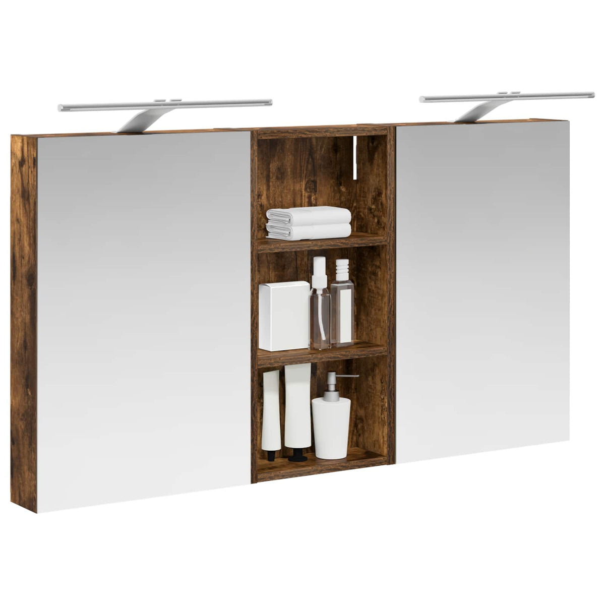 Ensemble de Meubles de Salle de Bain 3 pc 110 x 10,5 x 60,5 cm