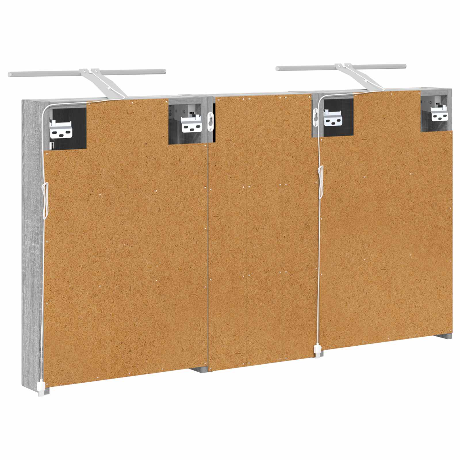 Ensemble de Meubles de Salle de Bain 3 pc 110 x 10,5 x 60,5 cm