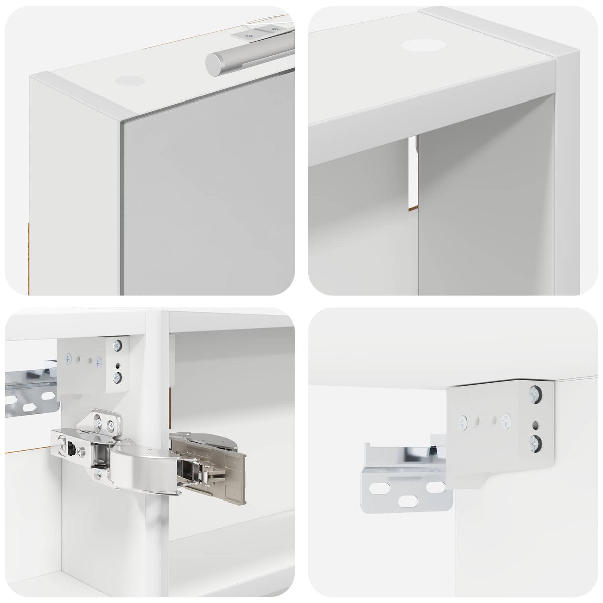 Ensemble de Meubles de Salle de Bain 3 pc 120 x 10,5 x 60,5 cm