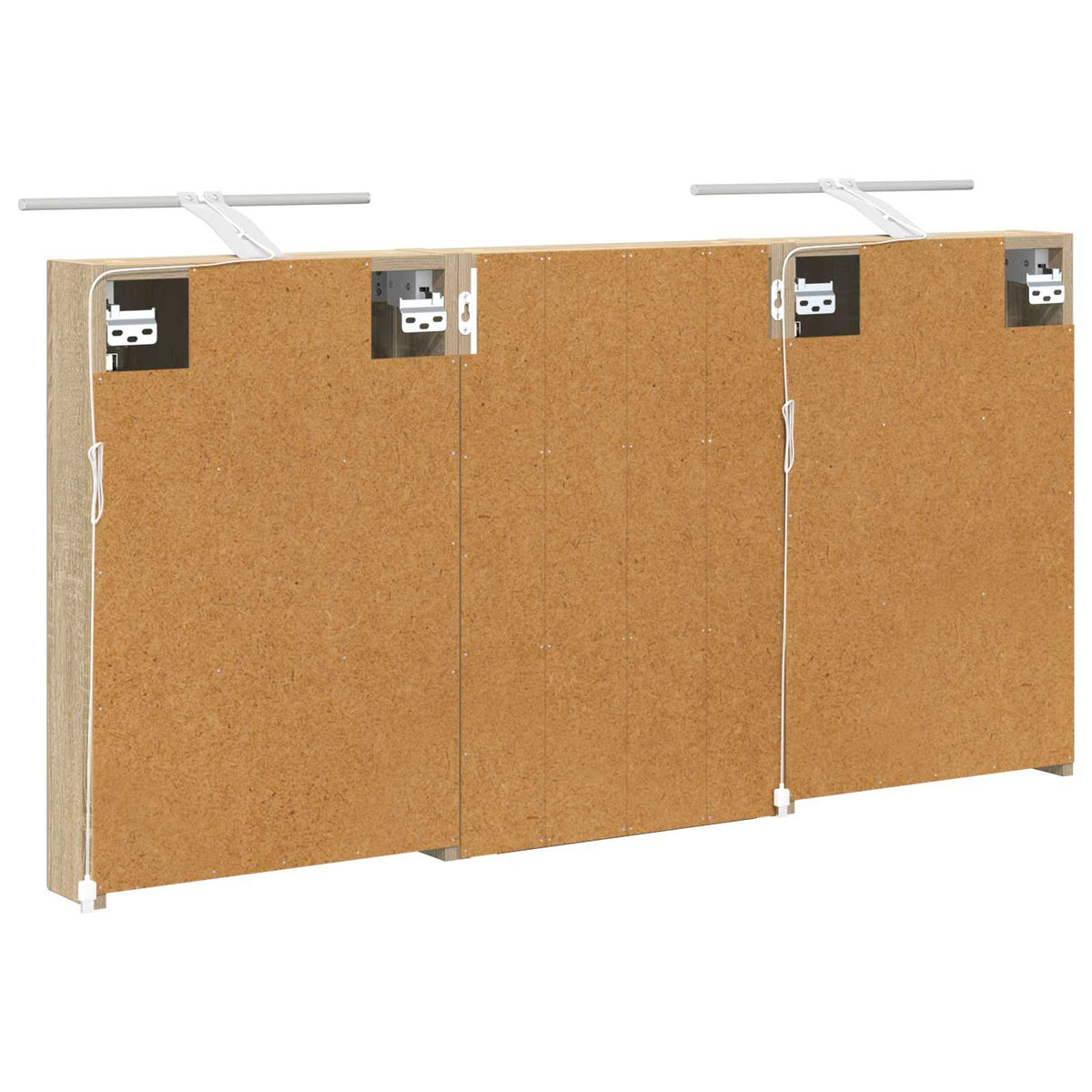 Ensemble de Meubles de Salle de Bain 3 pc 120 x 10,5 x 60,5 cm