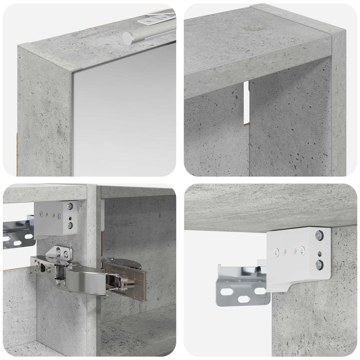 Ensemble de Meubles de Salle de Bain 3 pc 120 x 10,5 x 60,5 cm