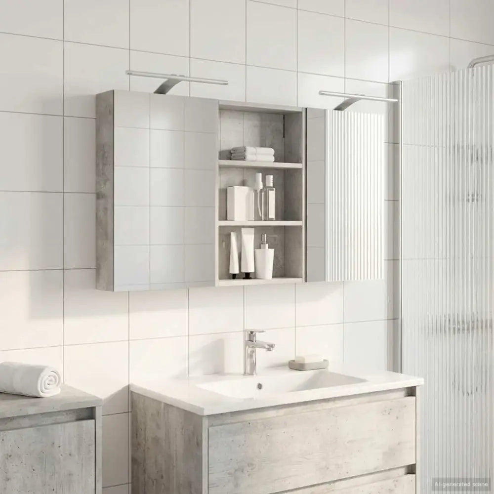Ensemble de Meubles de Salle de Bain 3 pc 120 x 10,5 x 60,5 cm - XIOS Store SNC