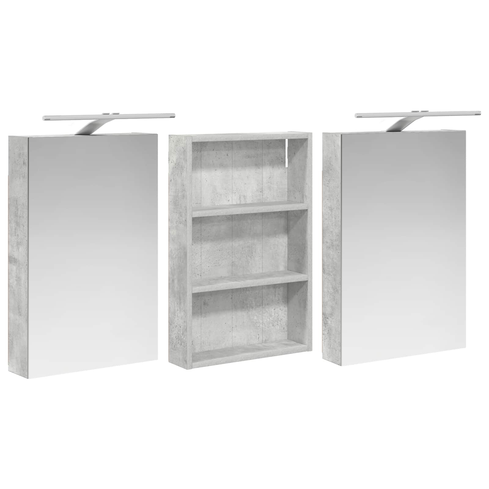 Ensemble de Meubles de Salle de Bain 3 pc 120 x 10,5 x 60,5 cm