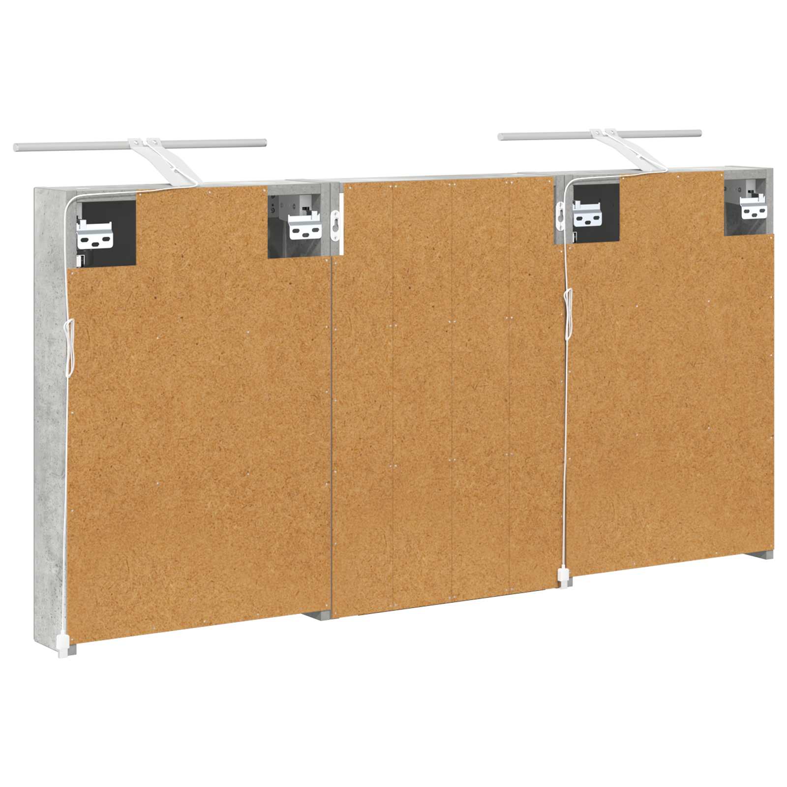Ensemble de Meubles de Salle de Bain 3 pc 120 x 10,5 x 60,5 cm