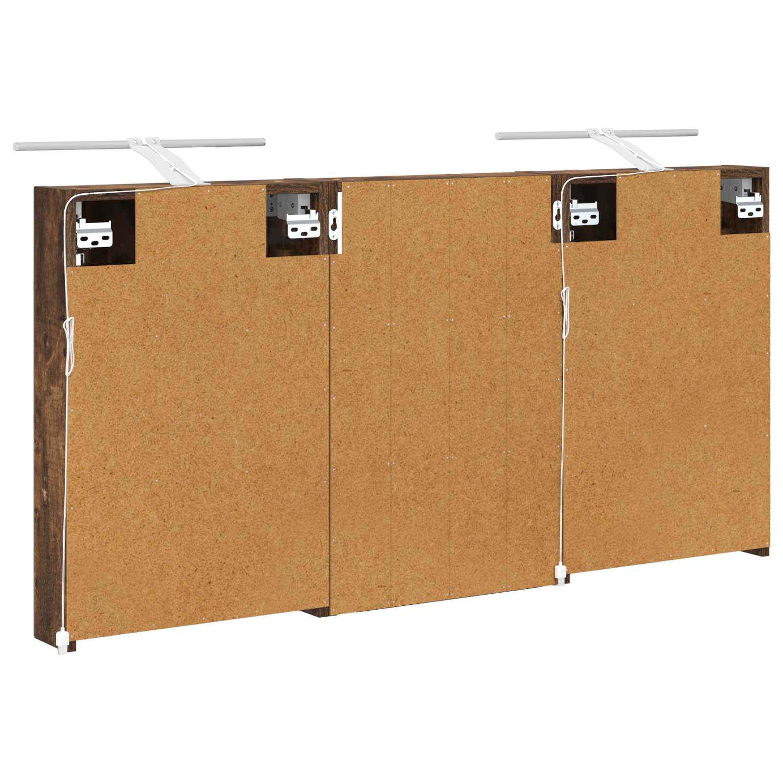 Ensemble de Meubles de Salle de Bain 3 pc 120 x 10,5 x 60,5 cm
