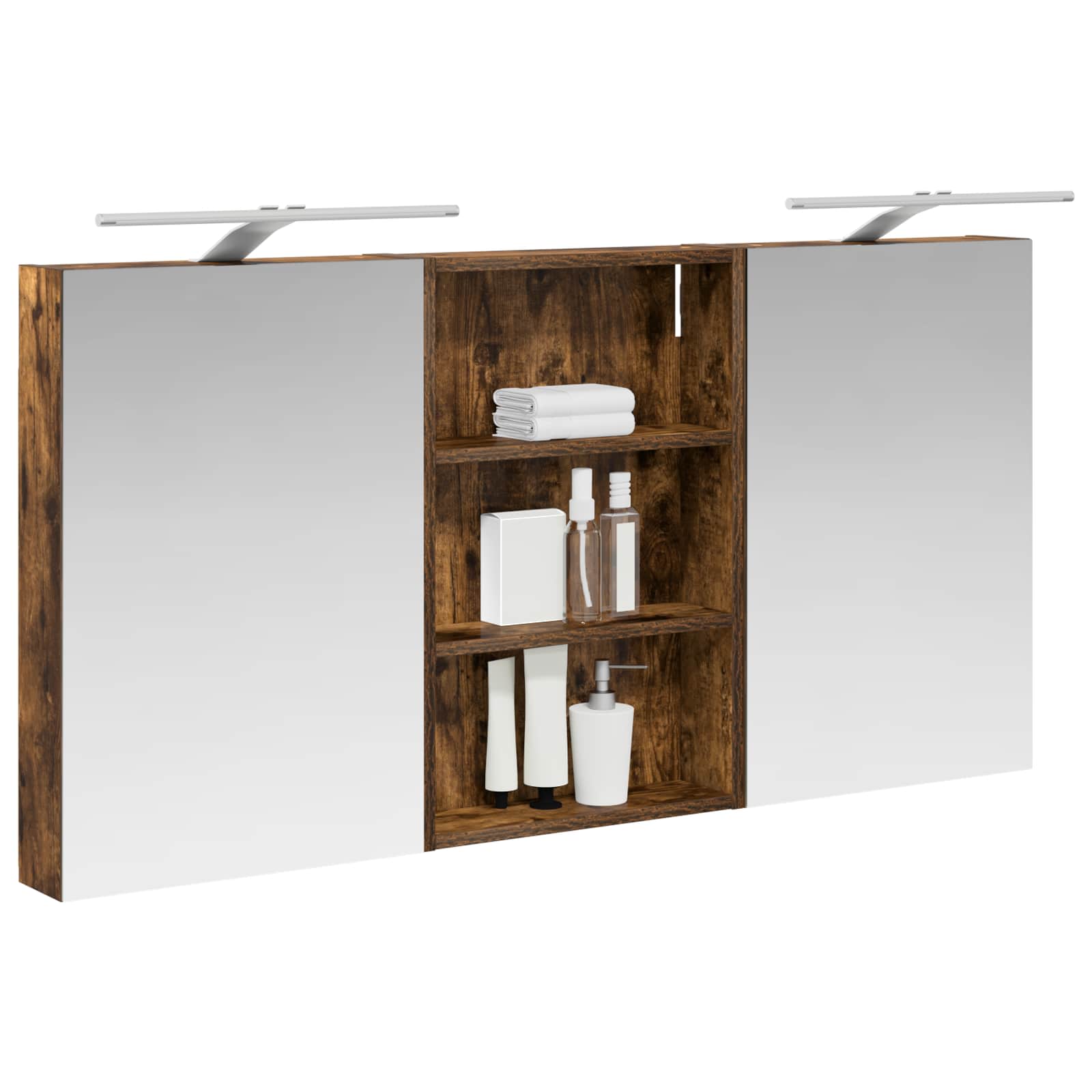 Ensemble de Meubles de Salle de Bain 3 pc 120 x 10,5 x 60,5 cm
