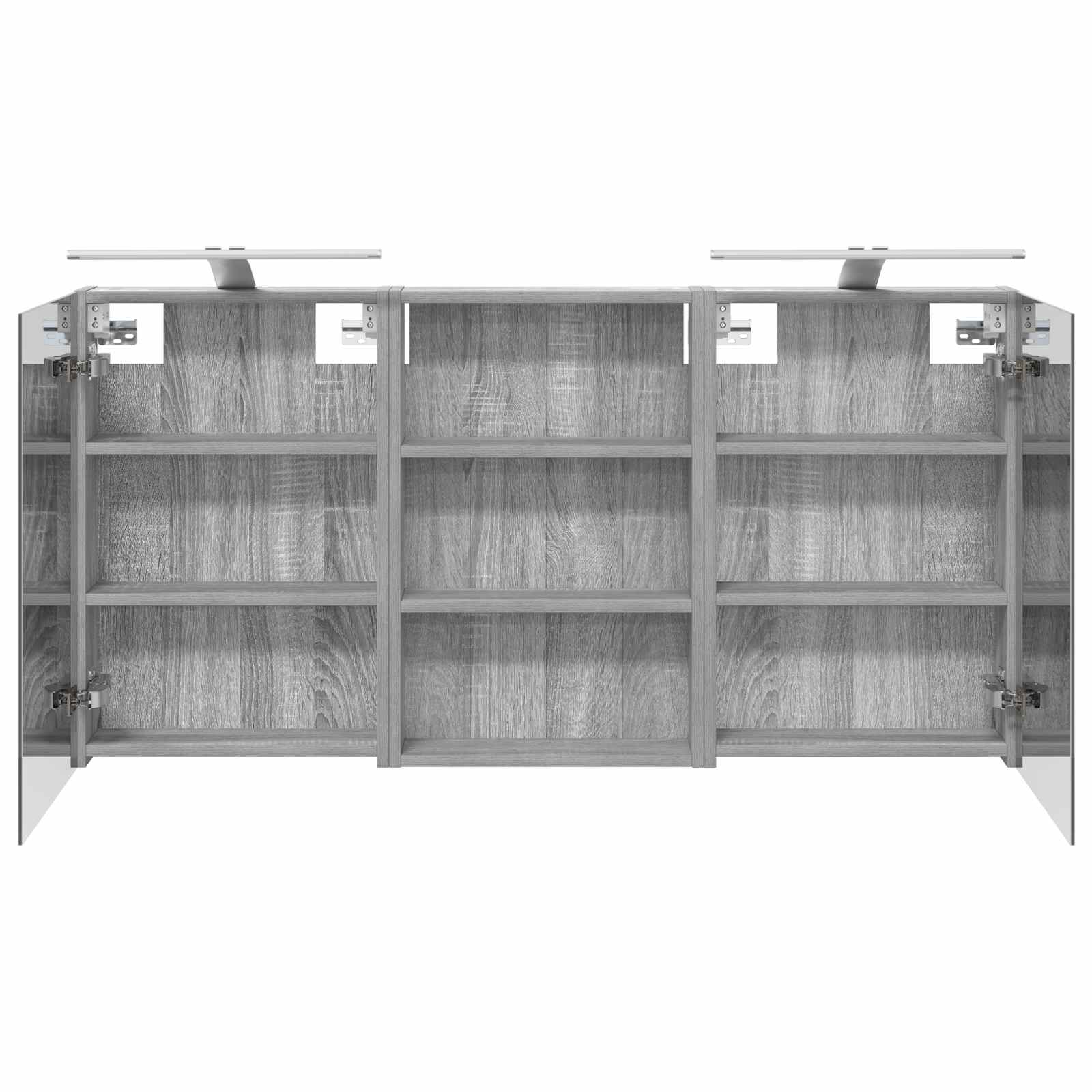Ensemble de Meubles de Salle de Bain 3 pc 120 x 10,5 x 60,5 cm