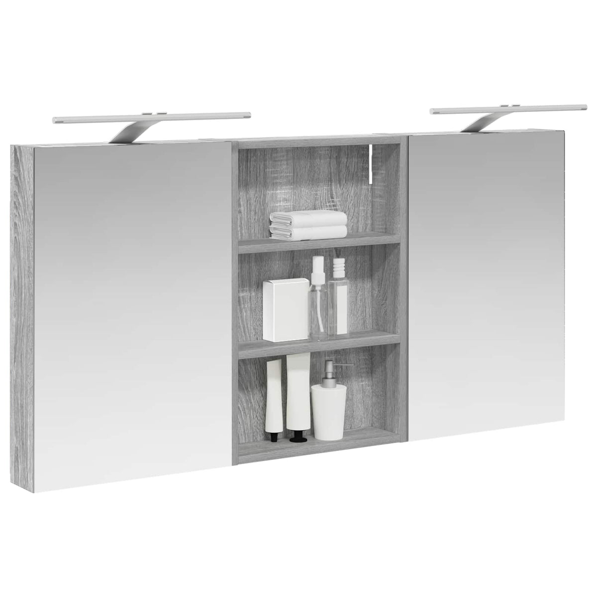 Ensemble de Meubles de Salle de Bain 3 pc 120 x 10,5 x 60,5 cm