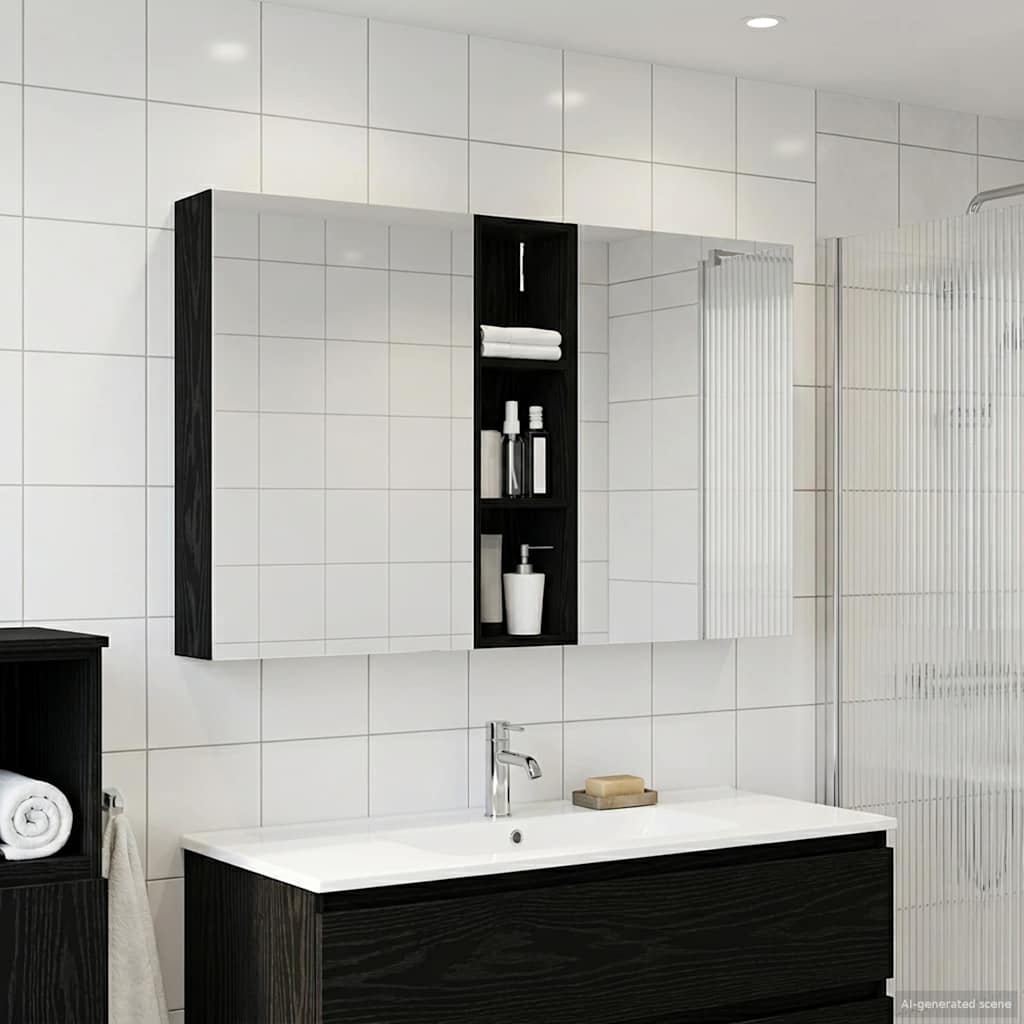 Ensemble de Meubles de Salle de Bain 3 pc 120 x 14,5 x 70 cm
