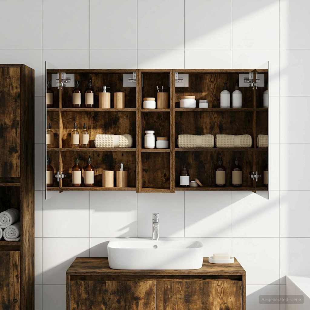 Ensemble de Meubles de Salle de Bain 3 pc 120 x 14,5 x 70 cm