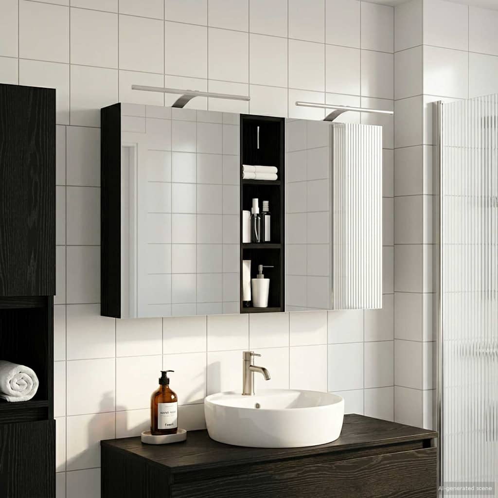Ensemble de Meubles de Salle de Bain 3 pc 120 x 14,5 x 70 cm - XIOS
