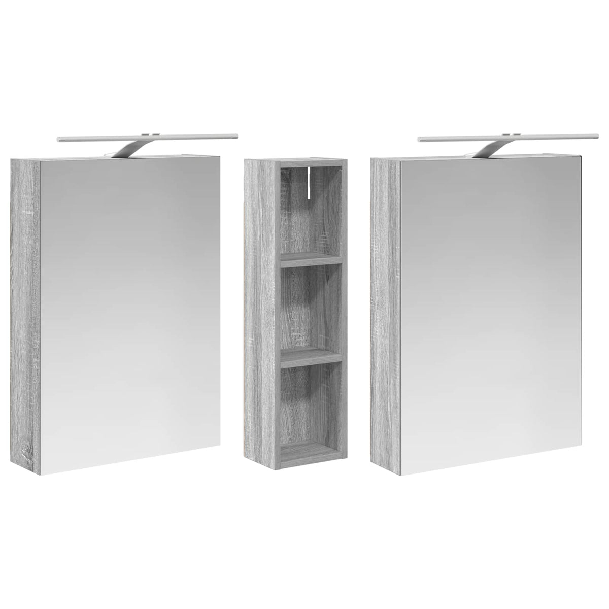Ensemble de Meubles de Salle de Bain 3 pc 120 x 14,5 x 70 cm