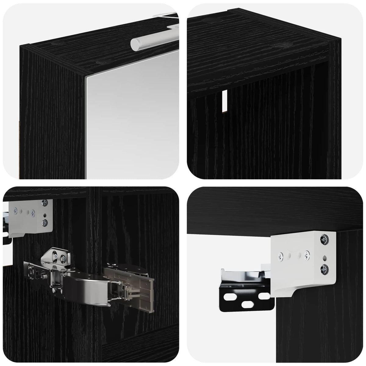 Ensemble de Meubles de Salle de Bain 3 pc 130 x 14,5 x 70 cm